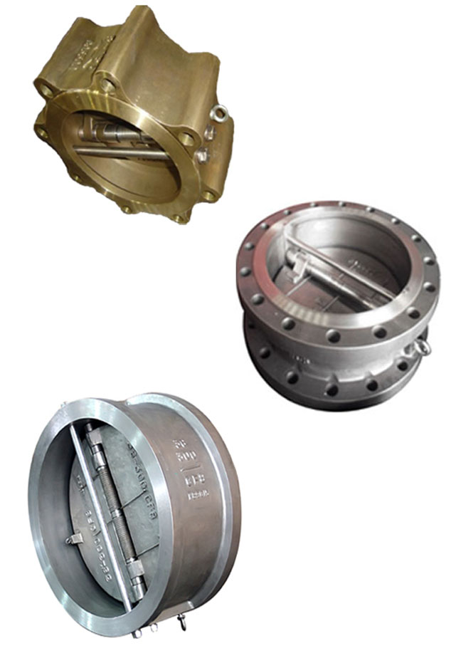 Dual plate wafer check valve
